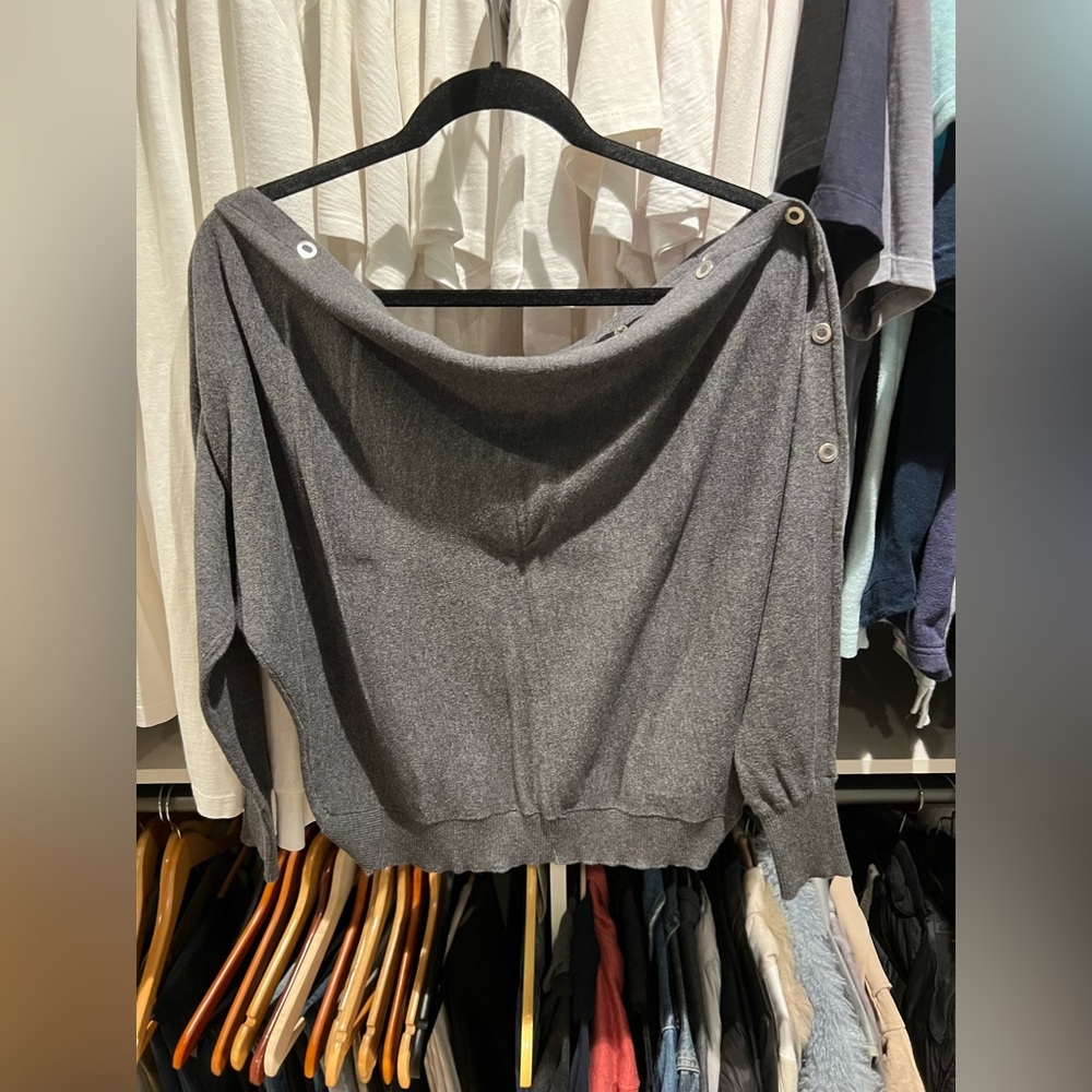 All Saints. Gray sweatshirt size M